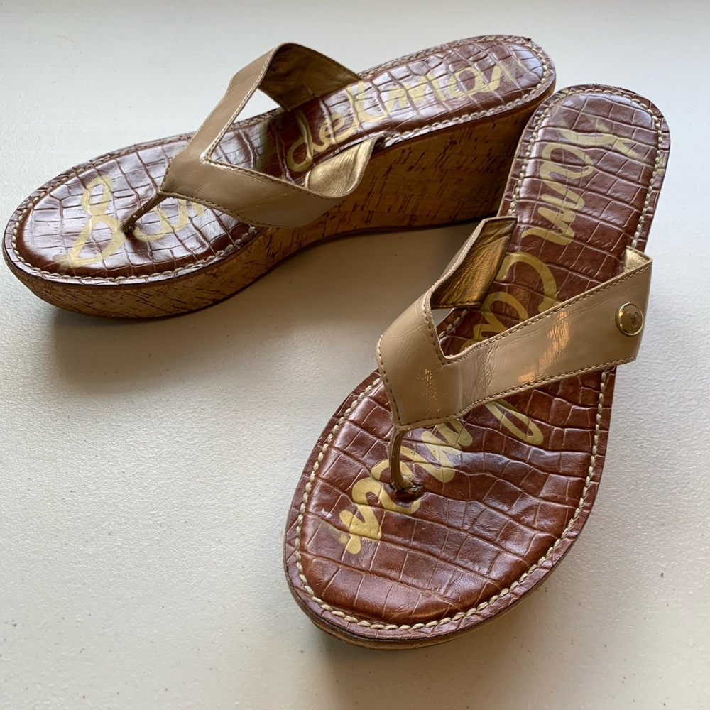 sam edelman Wedge Thong Slide Sandals